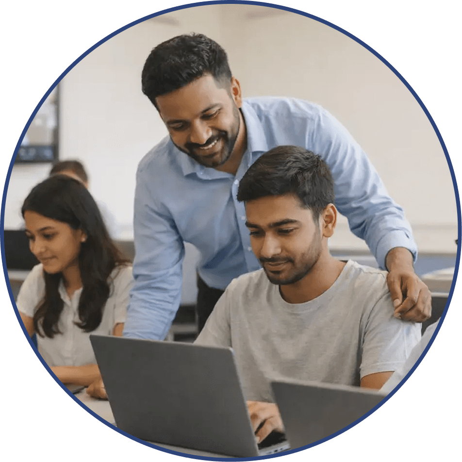 Students learning